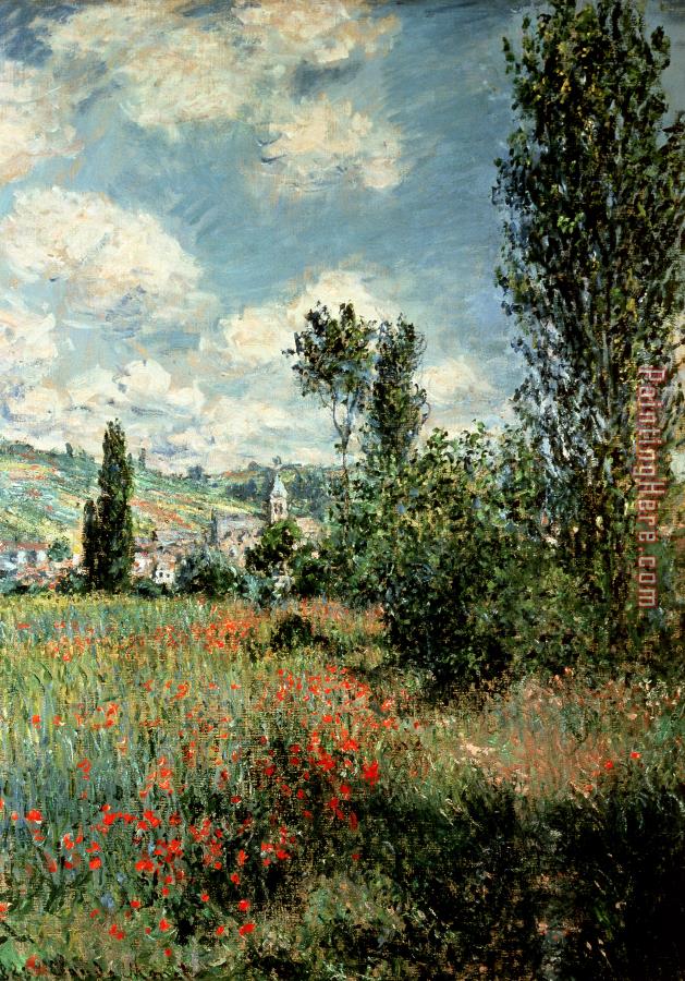 Claude Monet Path through the Poppies